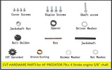 CVT PARTS KIT for HF Predator 79cc engine CVT Transmission