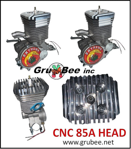 CNC Billet HP Head > Replaces the cast aluminum head on the Avenger 85 engine