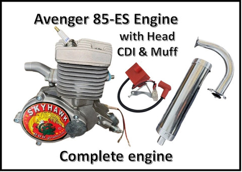 AVENGER 85 complete stock engine with Red Devil CDI & 2 PCS MUFF.